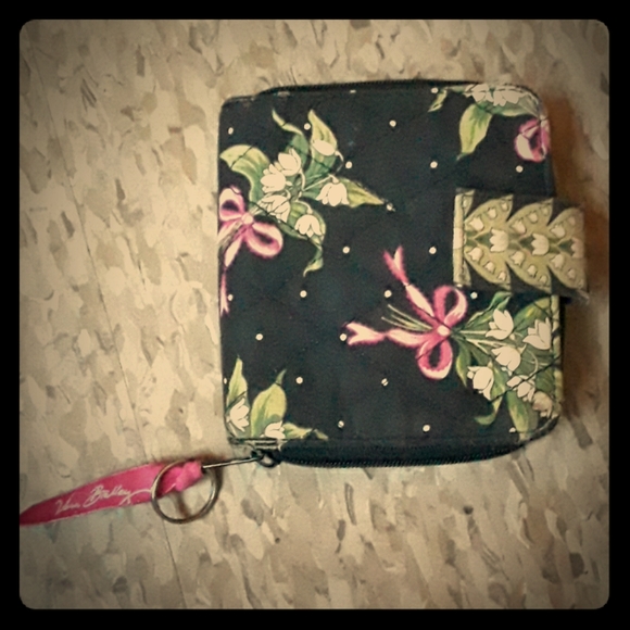 Vera Bradley Handbags - Vera Bradley Floral Wallet with Button Closure